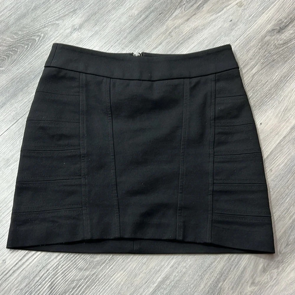 BCBGeneration black  mini shirt black size 0 - Picture 3 of 6